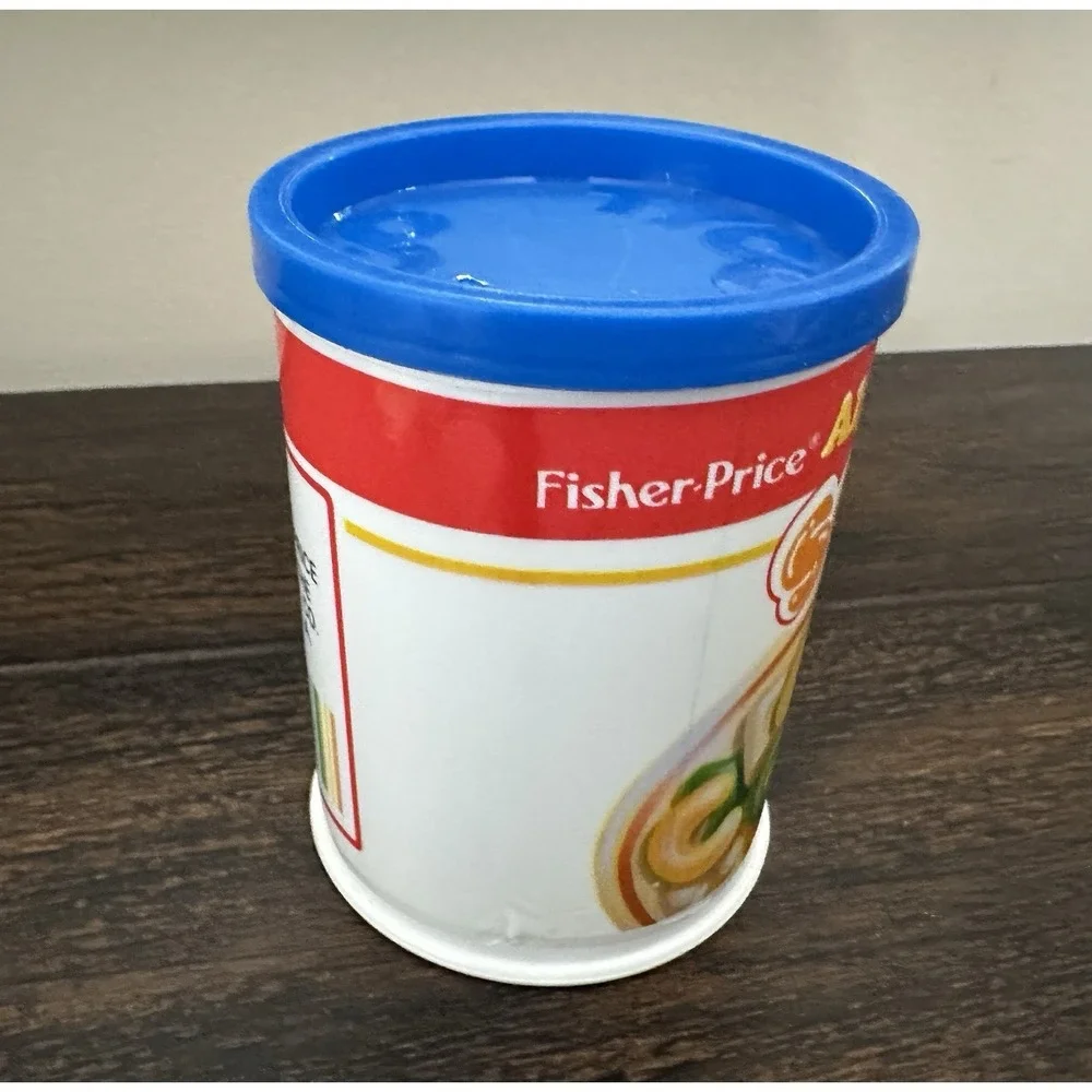 Vintage Fisher Price Fun Food #2111 Simmering Saucepan Alphabet Soup Spoon 1987